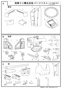 Amazon | zoomodel 海軍十二糎自走砲 改造キット 1/35 3D